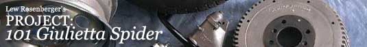 Project 101 Giulietta Spider